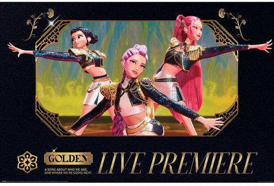 Kpop Demon Hunters poster - Huntrix - Rumi - Mira - Zoey - 61 x 91.5 cm