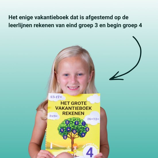 Vakantieboek Rekenen van groep 3 naar groep 4 - Compleet oefenpakket voor de zomer - Wijzer over de Basisschool (Editie 2026)