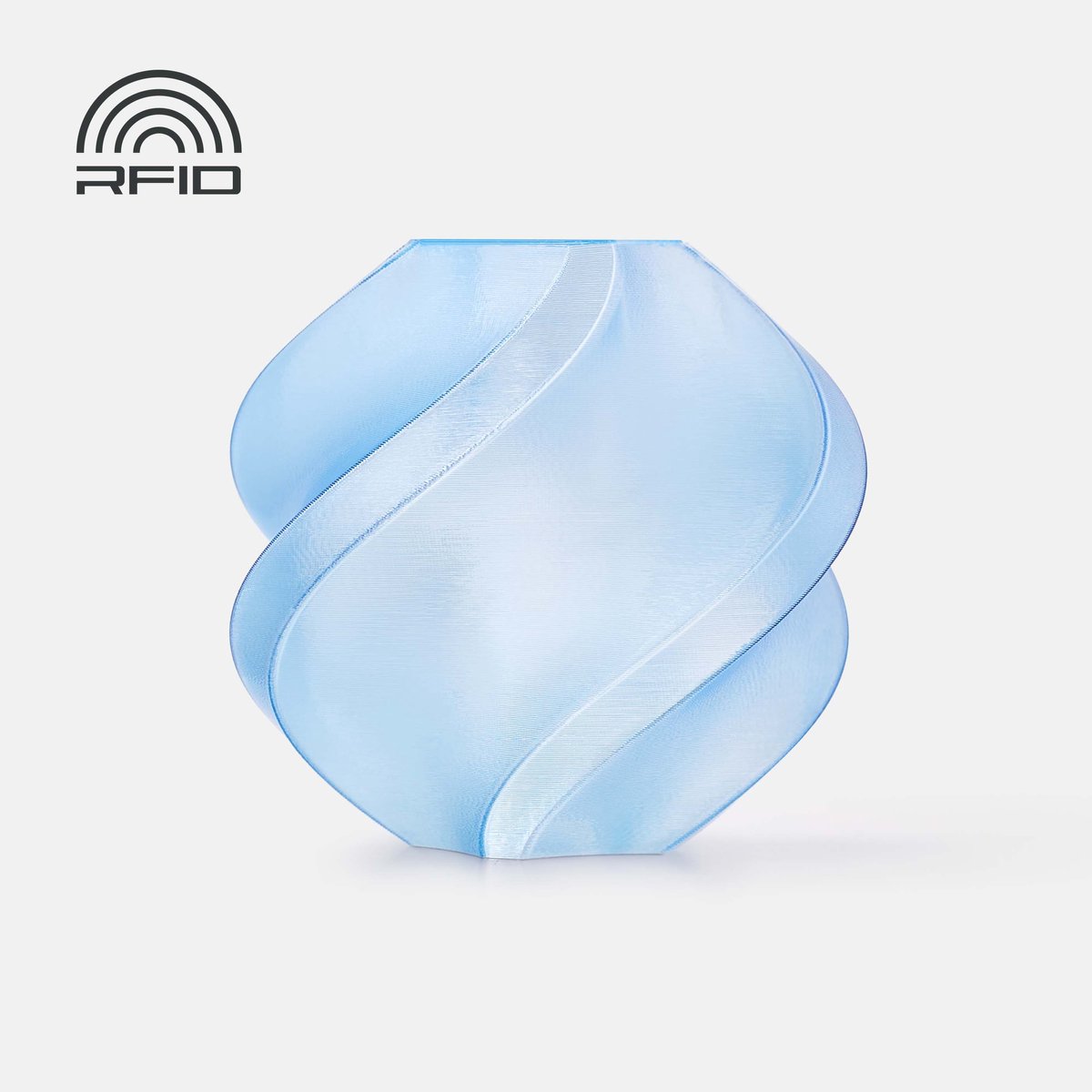 BAMBU LAB PETG Translucent Filament 1.75 mm – Doorschijnend Blauw | Duurzaam & Minimale Kromtrekking