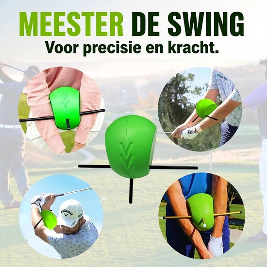 longziming -Golf Swing Corrector Bal - Verbetert Grip, Controle en Houding voor Beginners - Ideaal voor Indoor- en Outdoor Oefeningen van Merkloos — afbeelding 2