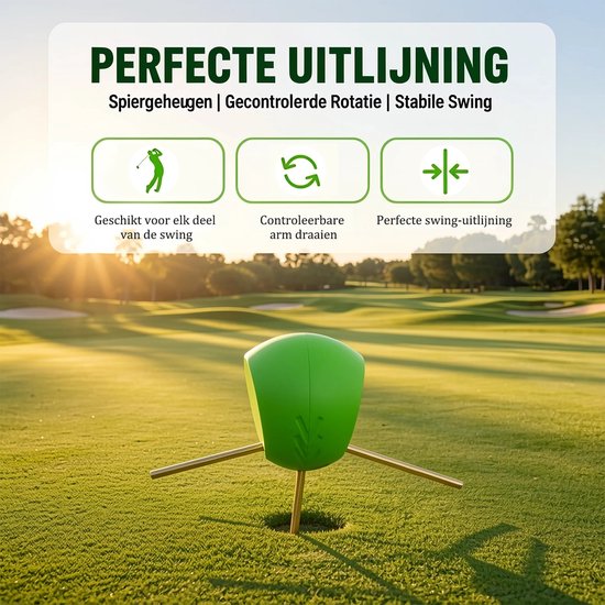 longziming -Golf Swing Corrector Bal - Verbetert Grip, Controle en Houding voor Beginners - Ideaal voor Indoor- en Outdoor Oefeningen van Merkloos — afbeelding 4