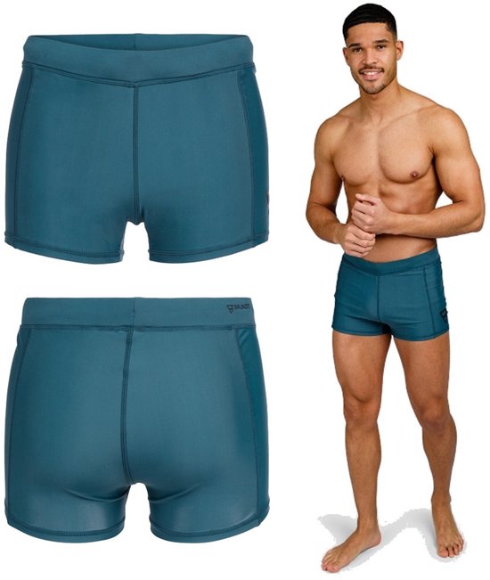 Brunotti - Samier-Logo - Strakke Zwembroek Mediterranea - Heren - Sportieve Zwem Trunk - Flexibele Fit - XL