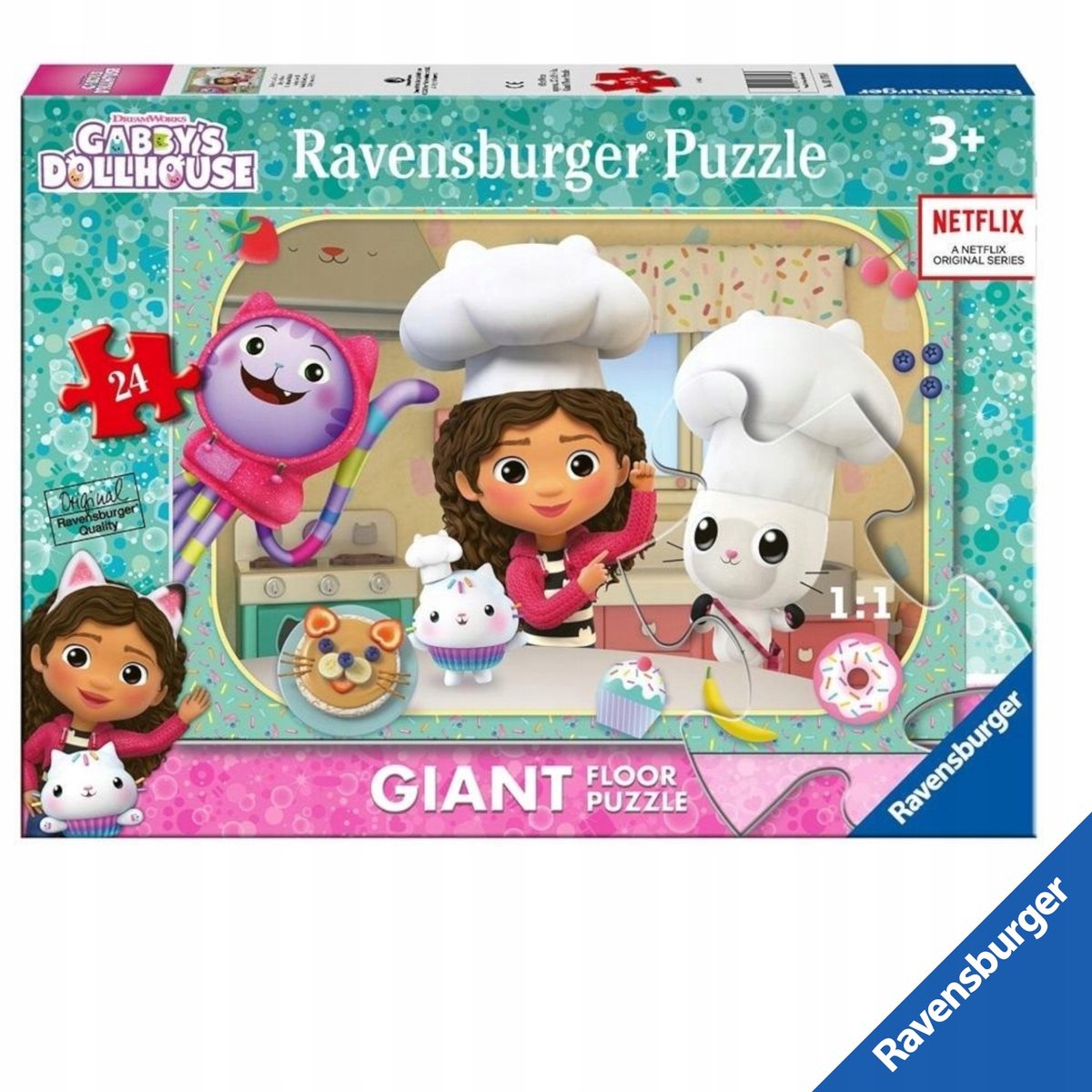 Ravensburger puzzel 24 stukjes: Gabi's Kattenhuis - Educatief Speelgoed
