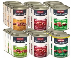 Animonda GranCarno - Hondenvoer - MIX Smaken - 24x800g - Graanvrij