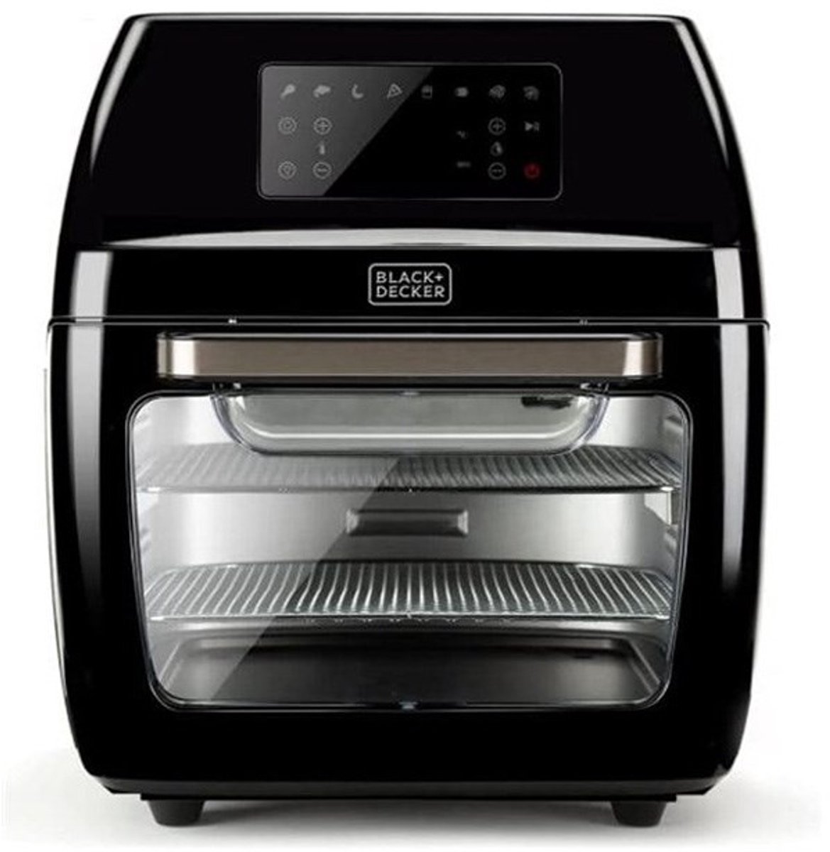 Black & Decker BXAFO1200E Enkel 12 l Vrijstaand 1700 W Heteluchtfriteuse Zwart