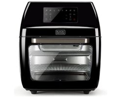 BLACK+DECKER BXAFO1200E - Heteluchtfriteuse met Oven - 1700 W - 12 Liter - Zwart