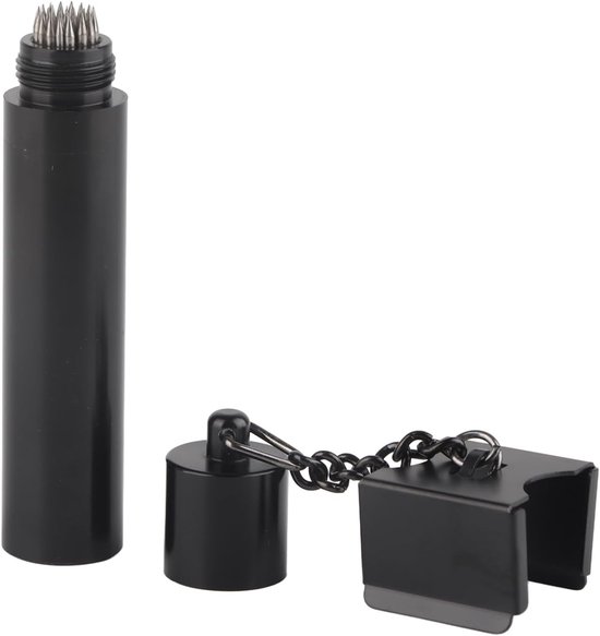 Biljartkrijthouder - Poolkeu Accessoire - Spel Verbeteren - 3-in-1 Multifunctioneel - 10 cm - Zwart — afbeelding 4
