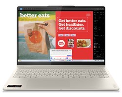 Lenovo Yoga 7 - Hybride Laptop - AMD Ryzen AI 7 - OLED Scherm - 16GB RAM - 512GB SSD