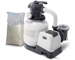 Intex 26646 - Zandfilterpomp - 7900 l/h - 23 kg Zand - Hydro Aeration Technologie