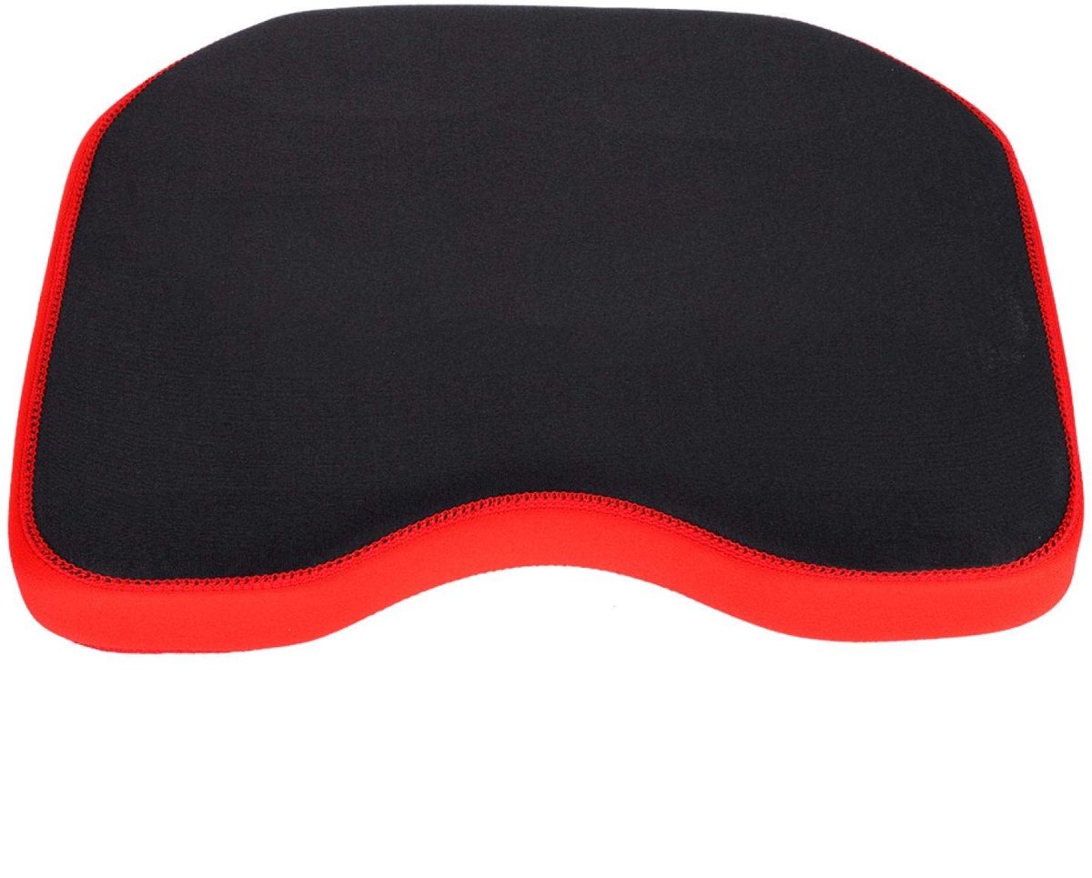 Dailygoods- Zitkussen Ergonomisch - Antislip - Lichtgewicht - Met Zuignappen - 30 x 25 x 4,5 cm - Duurzaam Katoen/Synthetisch Vezelmateriaal - Zitpad