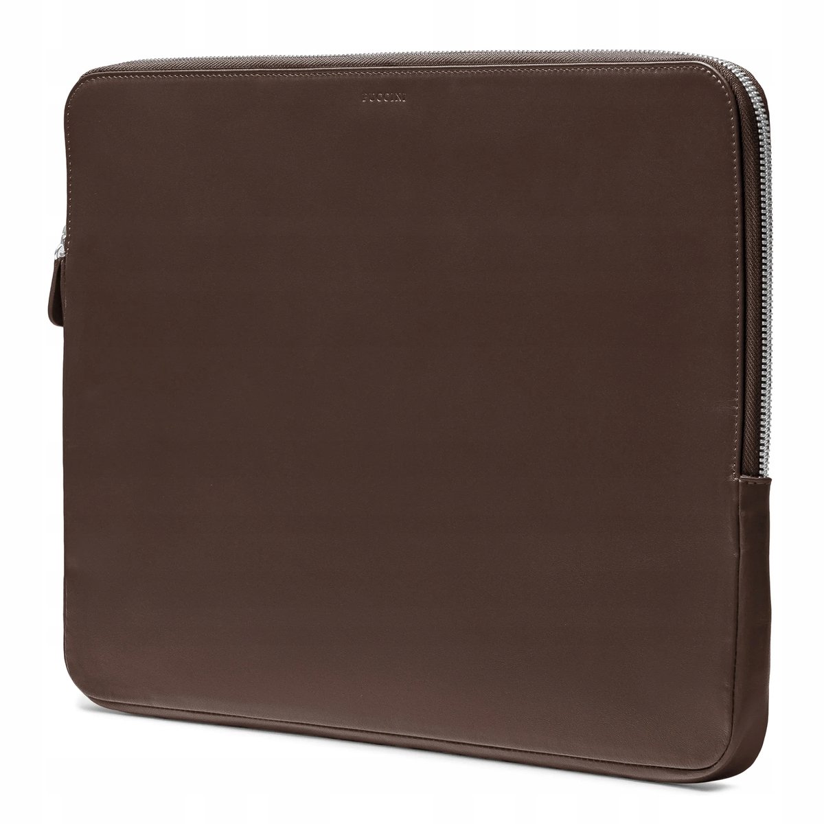 PUCCINI Leren Laptop Etui 15 Inch Donkerbruin VC92526-2