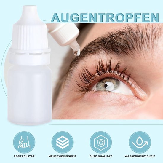 ONF3 - Druppelflessen 5ml - Lege squeeze flessen - Flexibel - Handig voor vloeistoffen - Ideaal voor knutselen - Geschikt voor hobbygebruik van Merkloos — afbeelding 2