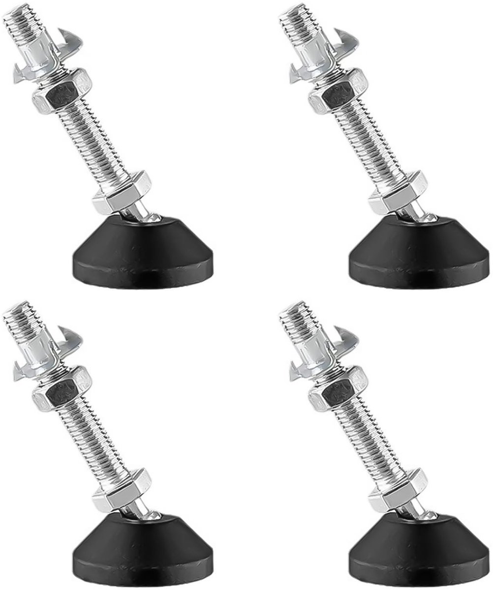 Dailygoods- Nivelleringspoten 4 stuks - Verstelbare Draadnivellering - Antislip Meubelnivellering - Zware Machine-nivellingsvoeten - Universele Nylon Voeten - Draagvermogen 60 kg