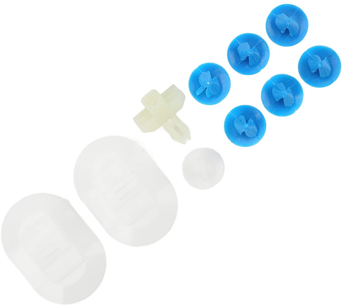 Dailygoods- Zijrok Clips - Bevestigingsclips Auto - 10 Stuks - Vervanging voor DS3 2009-2015 - Sterke Klemkracht - Plastic Fittingen