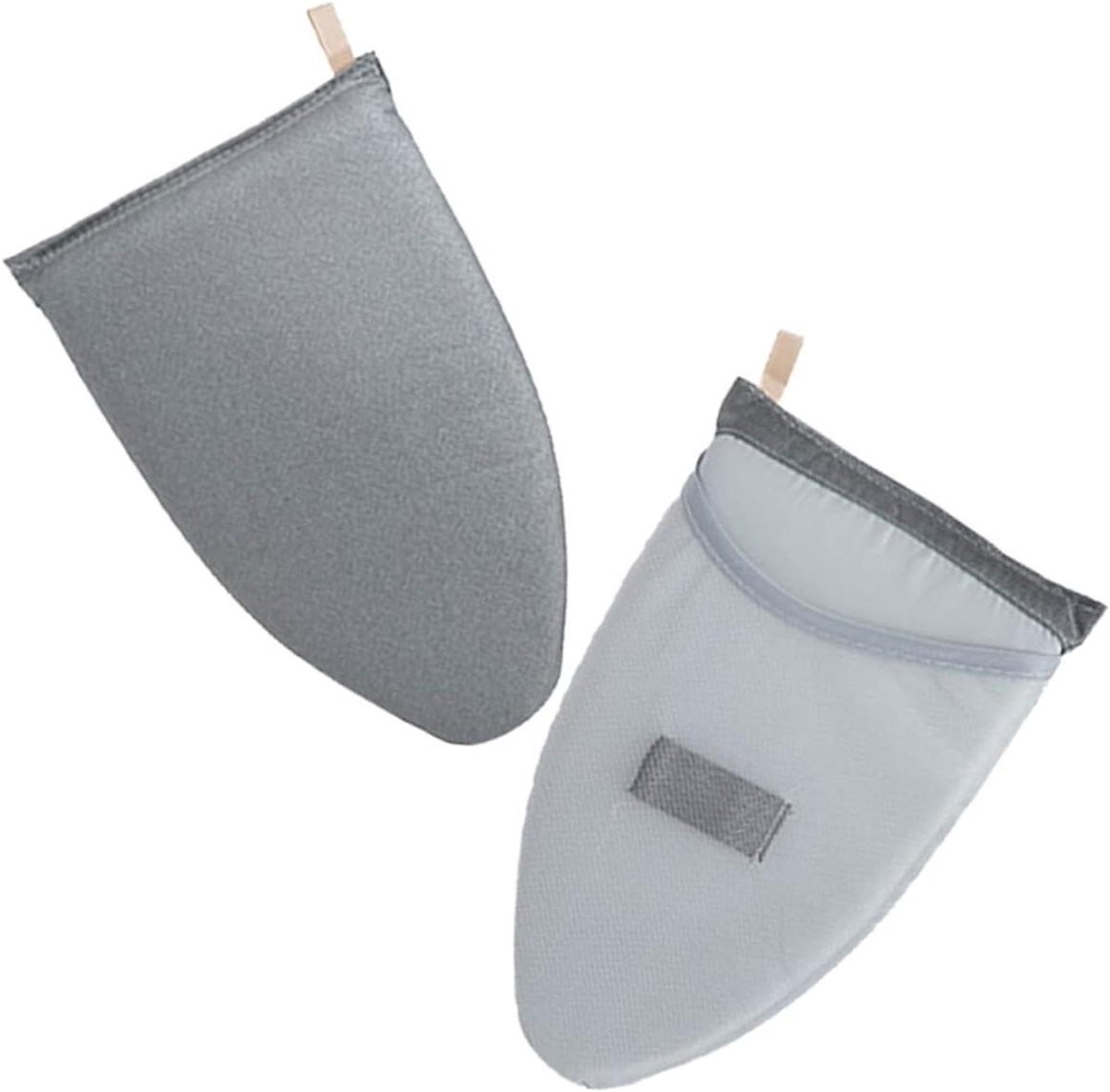 Strijkijzer Handschoen - Stoomhandschoen - Kleding Strijken - Waterdicht Ademend - 24 x 15 cm - Lichtgrijs