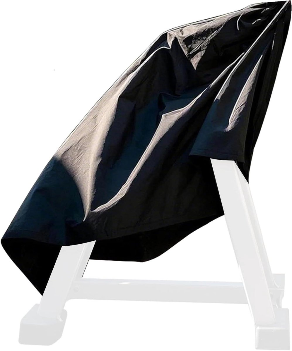 Halter Rekhoes - Beschermhoes Fitness - Apparatuur Beschermen - Verstelbaar Trekkoord - 58x38x6 cm - Zwart