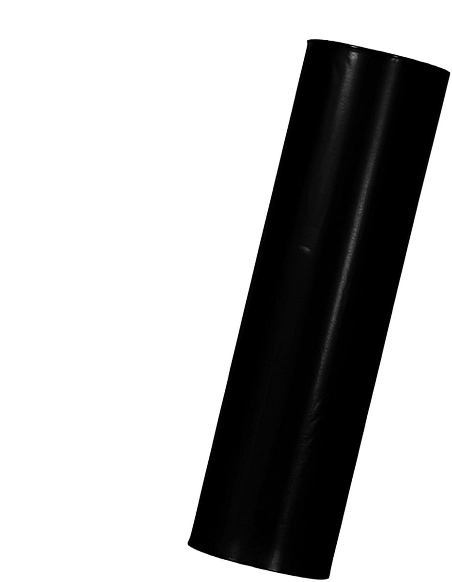 Inpakr LDPE Vlakfolie (Verpakkingsfolie) op rol - 150 cm x 100 m - 50 micron - Zwart - 7 kg