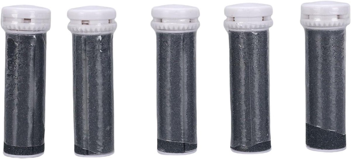 Voetvijl Roller Heads - Vervangende Rollen - Eelt Verwijderen - Herbruikbaar Ontwerp - 5 Stuks - Wit