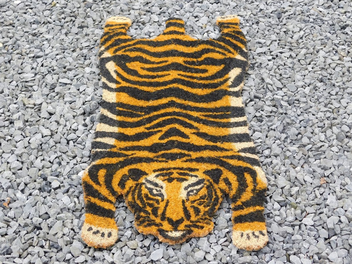 Deurmat Kokos Tijger