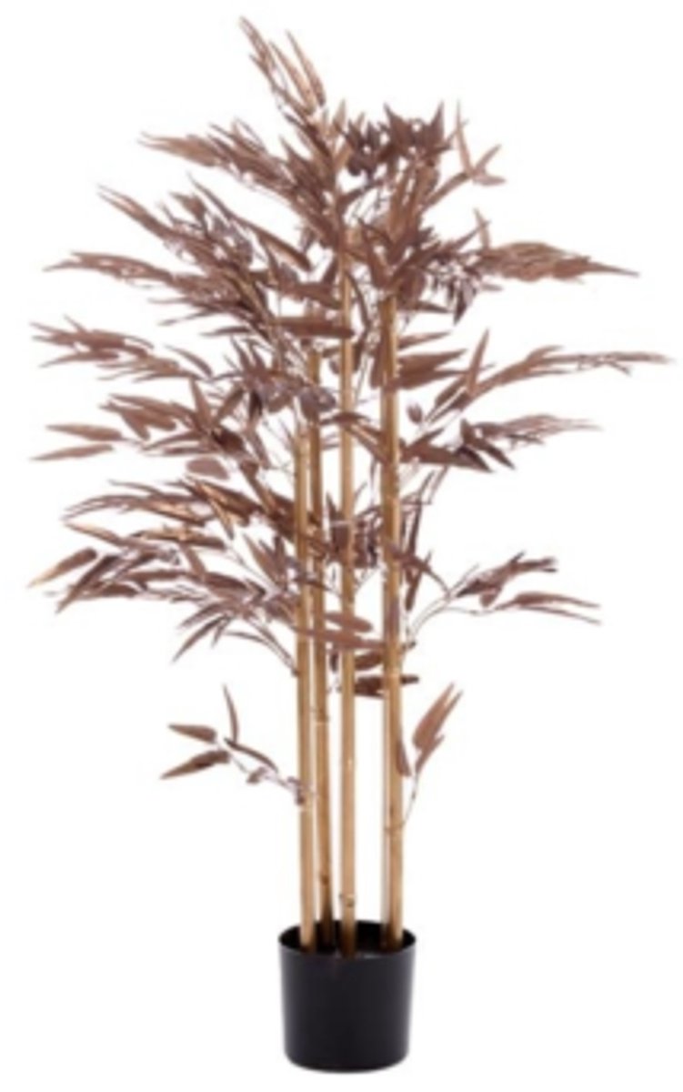 Light & Living Light&living Ornament in pot 120x70x120 cm BAMBOO metallic donker brons