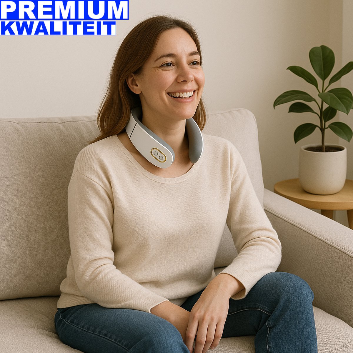 Neuro Neck Pro - Neuronek Pro - Nek Massage Apparaat - Draadloos Nekmassageapparaat met Warmtefunctie thumbnail 5