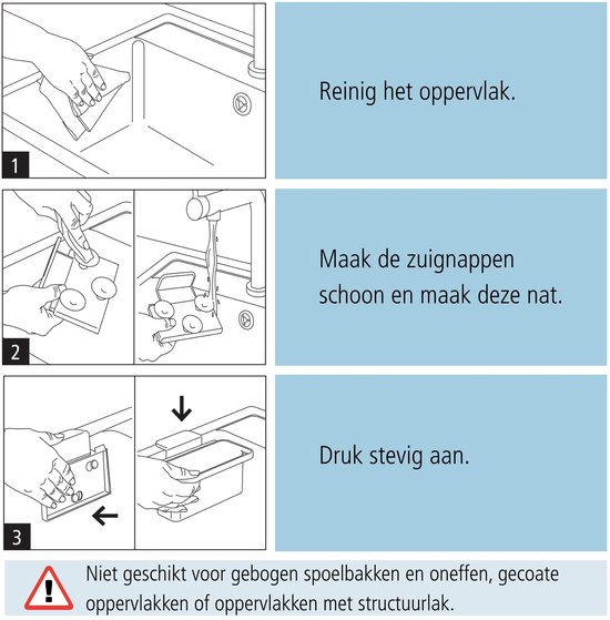 Brabantia SinkSide organiseur d'évier intégré - Dark Grey