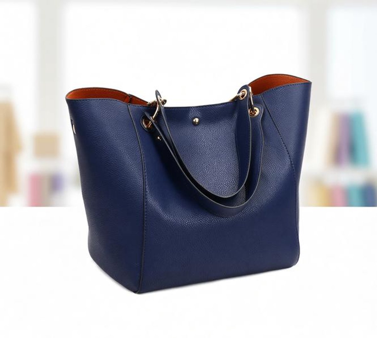 Maison Elara - handtas - groot - shopper - werk - bruin