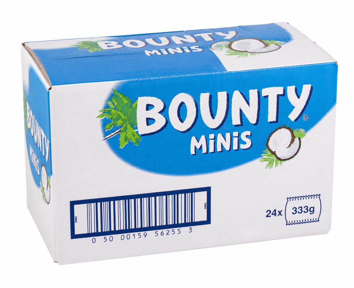 Bounty Minis - Chocoladerepen - Doos - 24x333g