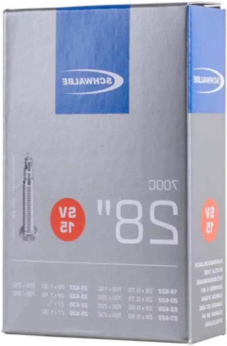 Fietsbinnenband - Reserve binnenband - Fietsreparatie - Butyl Rubber - 23/30-630 VM - Zwart