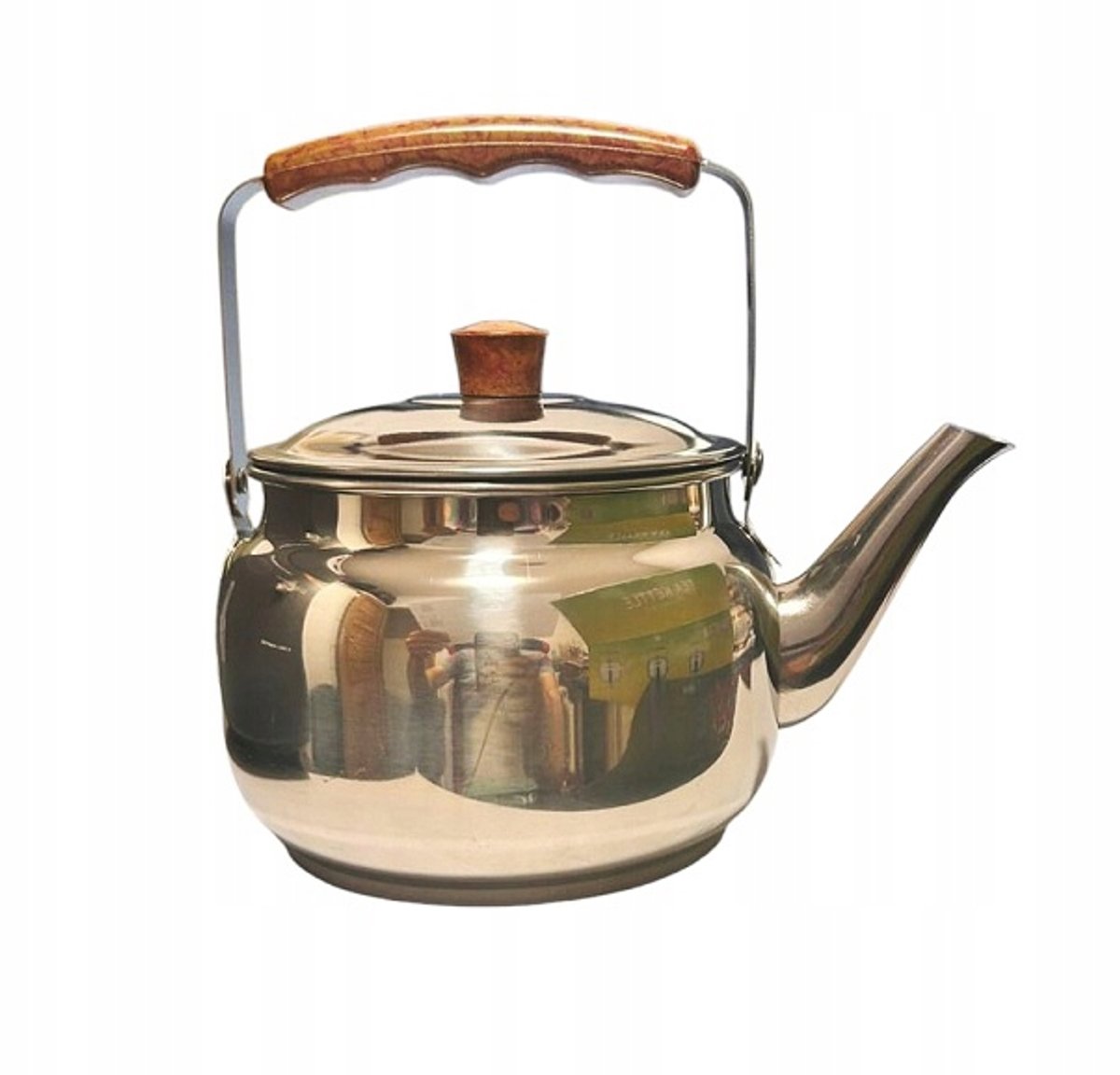 Arabische Stalen Theepot 400ml - Gas & Inductie