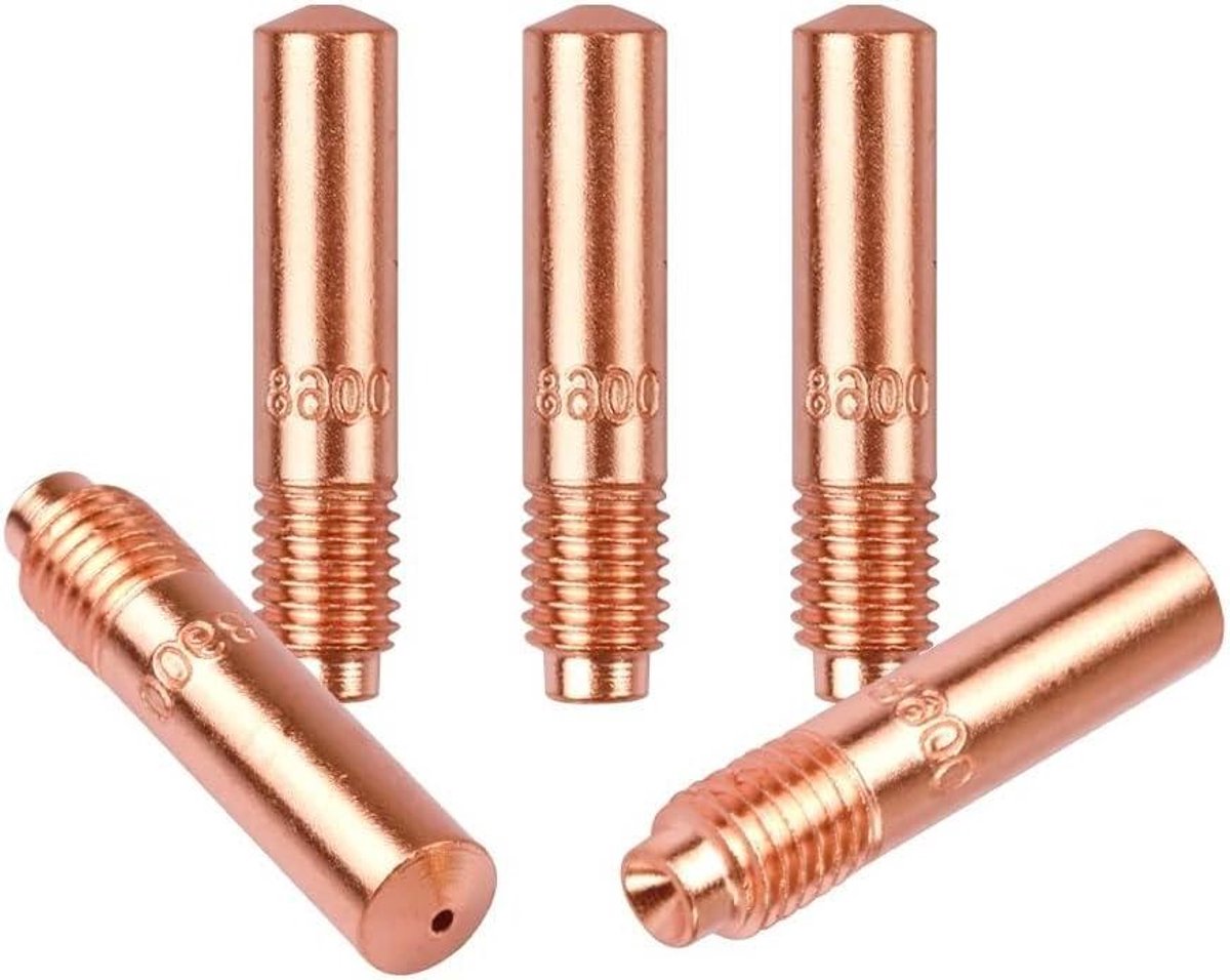 Lasapparaat Onderdelen - MIG Accessoires - Metaal Bewerken - Hoge Temperatuur Bestendig - 0.9mm Tip - Zilverkleurig