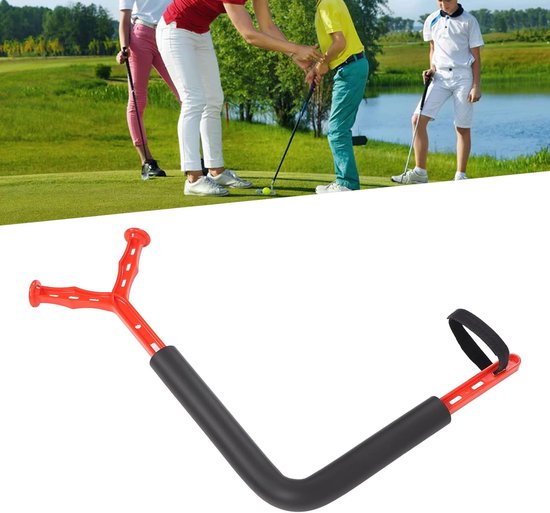 Swing Trainer - Houding Corrector - Golf Training - Verstelbare Polsband - 55 x 45 x 4 cm - Rood — afbeelding 5