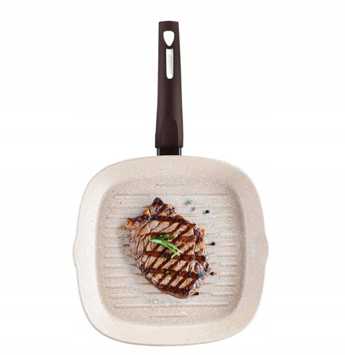 Ambition Master Stone Grillpan 28x28 cm Aluminium - Geschikt voor Inductie