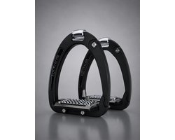 EquiValor All-Ride Pro Veiligheidsstijgbeugels Paard Zwarte veiligheidsbeugels