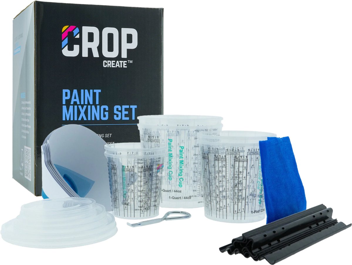 CROP Autolak & Verf Meng Set 33-delig - Essential Pack