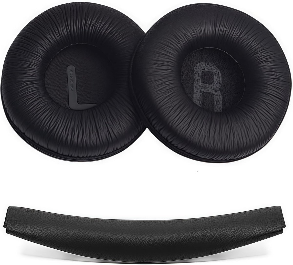 Vervangende Oorkussens en Hoofdband Kussen Geschikt voor JBL Tune 510BT, T500BT, T450, Tune 600 en JR300 - Comfortabele Ear Pads Set - Zwart