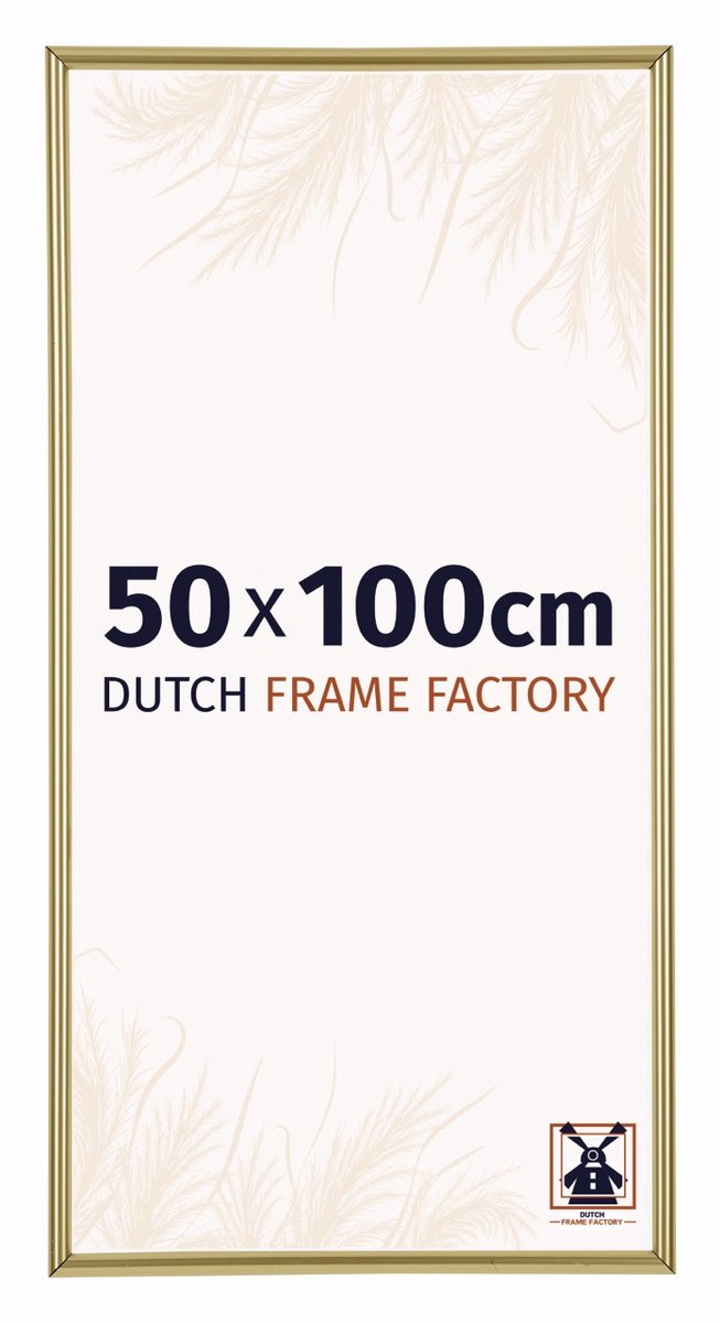 Dutch Frame Factory Fotolijst 50x100 cm - Kunststof - Goud - Angers