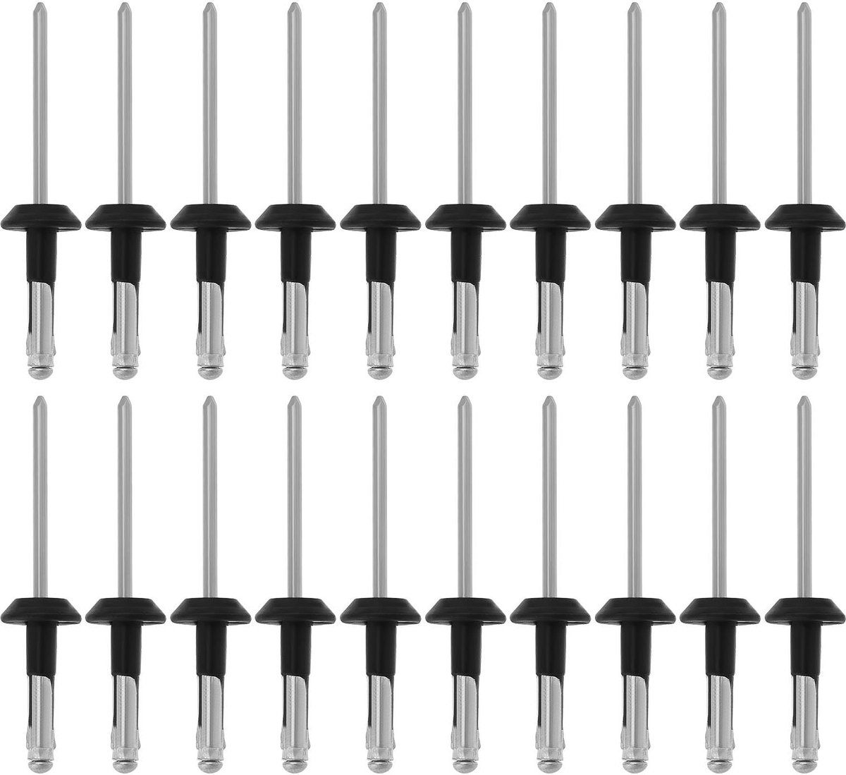 Dailygoods- Blinde Klinknagels 20 Stuks - Universele Klinknagels - Stalen Klinknagels - 56 mm Lengte - Auto Reparatie - Sterke Binding - Klinknagel