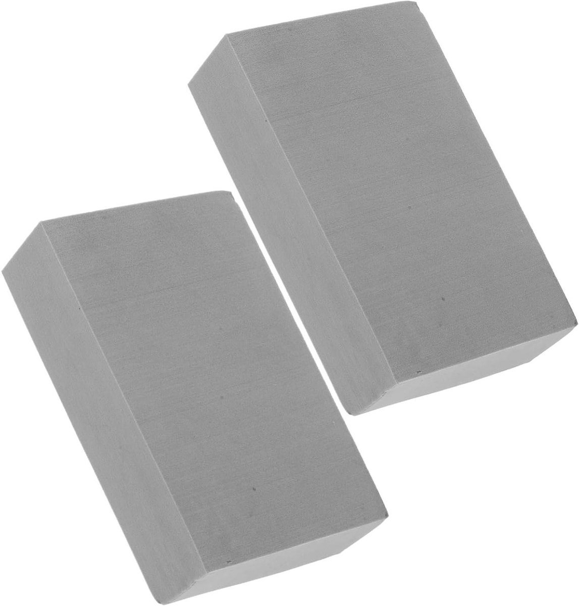 Afwassponzen Set - Schoonmaak Sponsjes - Keuken Reinigen - Krasvrij Oppervlak - 2 Stuks - Grijs