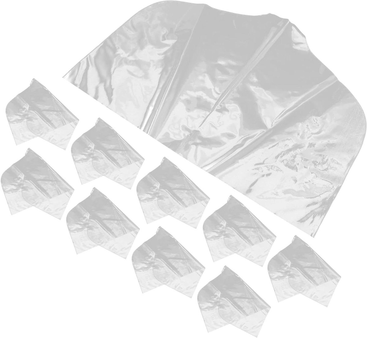 Kledinghoezen Set - Beschermhoezen - Kleding Opbergen - Stof en Haren Vrij - 10 Stuks - Transparant