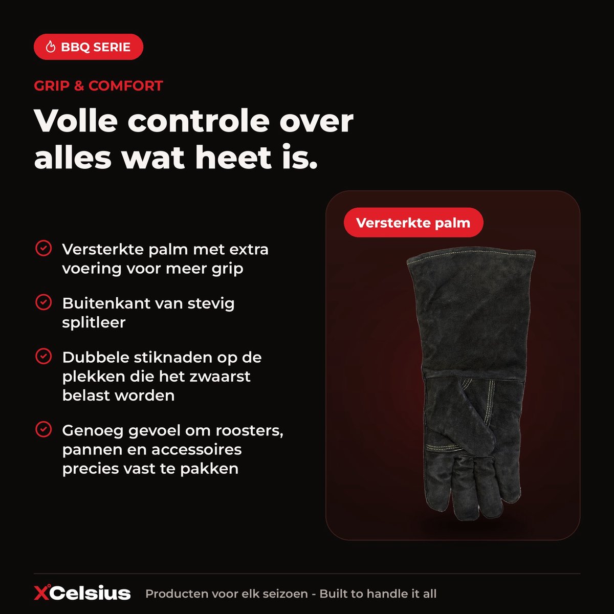 XCelsius XCelsius BBQ Hittebestendige Handschoenen - afbeelding 5