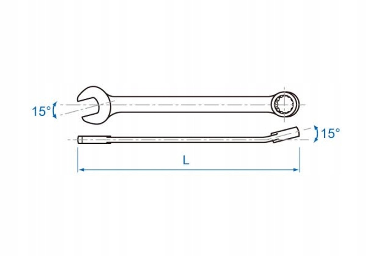 King Tony Ring dopsleutel 5,5 mm - 105 mm lengte
