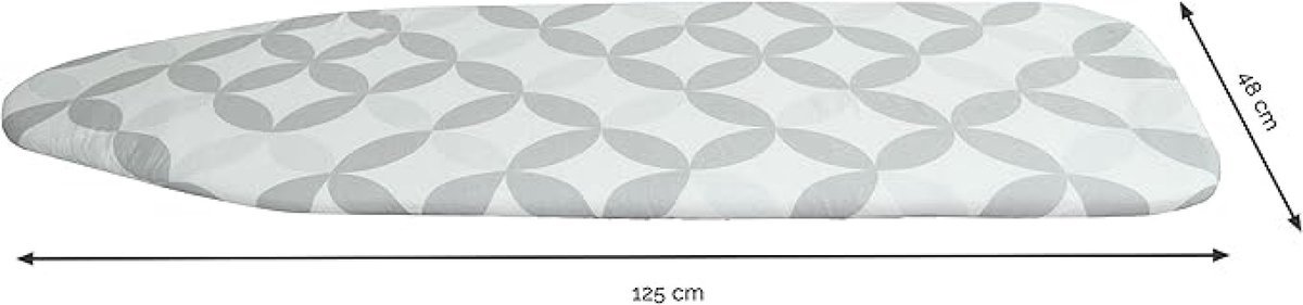 Maison Elara Strijkplankhoes 48x125 cm met bloemenmotief