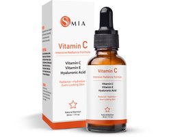 Simia™ Original Vitamine C Serum - Met Vitamine E & Hyaluronzuur - Gezichtsserum - Collageen - Anti Rimpel - Anti Acne - Tegen Pigmentvlekken - 30ml