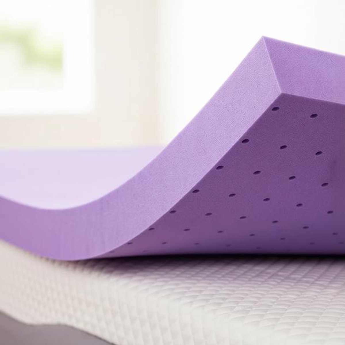 Maison Elara 3 Inch Gel Memory Foam Matrastopper met Ventilatie, Zachte Matrasverhoger voor Comfortabele Slaap