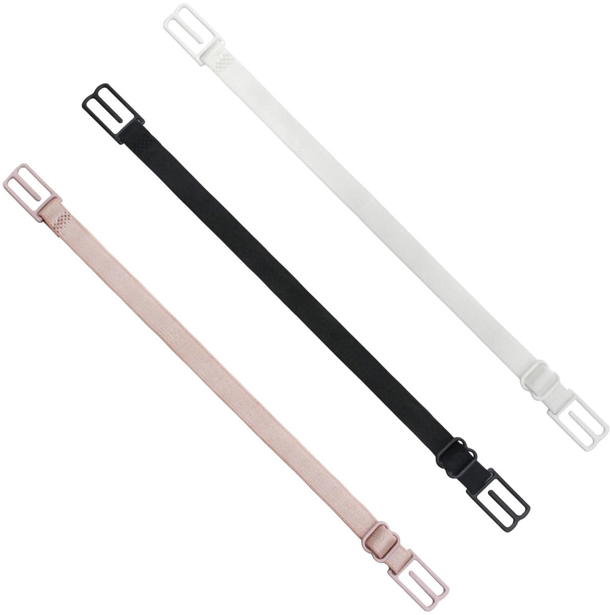 SOUQONE- Beha Bandjesclip 3 Stuks - Verstelbare Bandhouder 9-19 cm - Antislip Beha-Houder - Polyestervezel - Voor Racerback Tops & T-shirtjurk - Bh-bandhouder