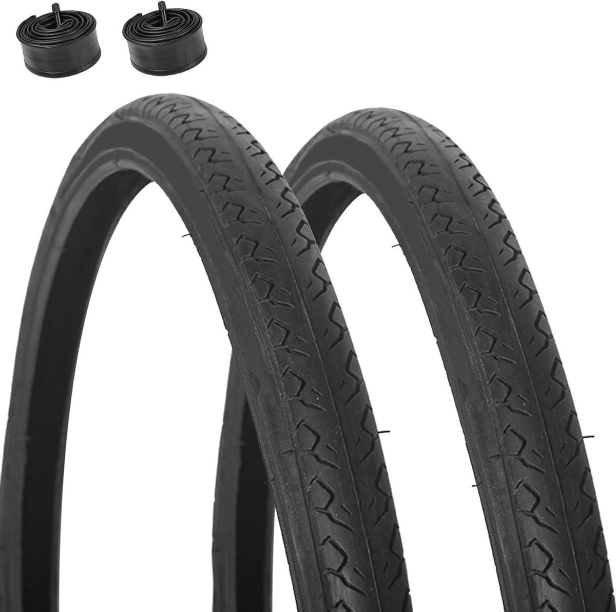 Fietsbanden en binnenbanden - Banden set - Veilig fietsen - Extra lekprotectie - 700x35c - Zwart