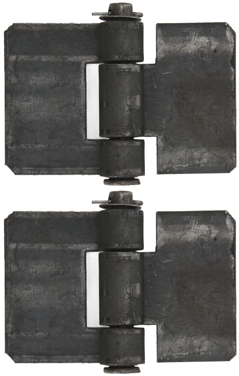 SOUQONE- Deurhinge 106 x 75 x 5 mm - Stalen Scharnieren - Scharnier Reparatie Plaat - Scharnier Boormal - Scharnierbuiger - Professionele Vakmanschap