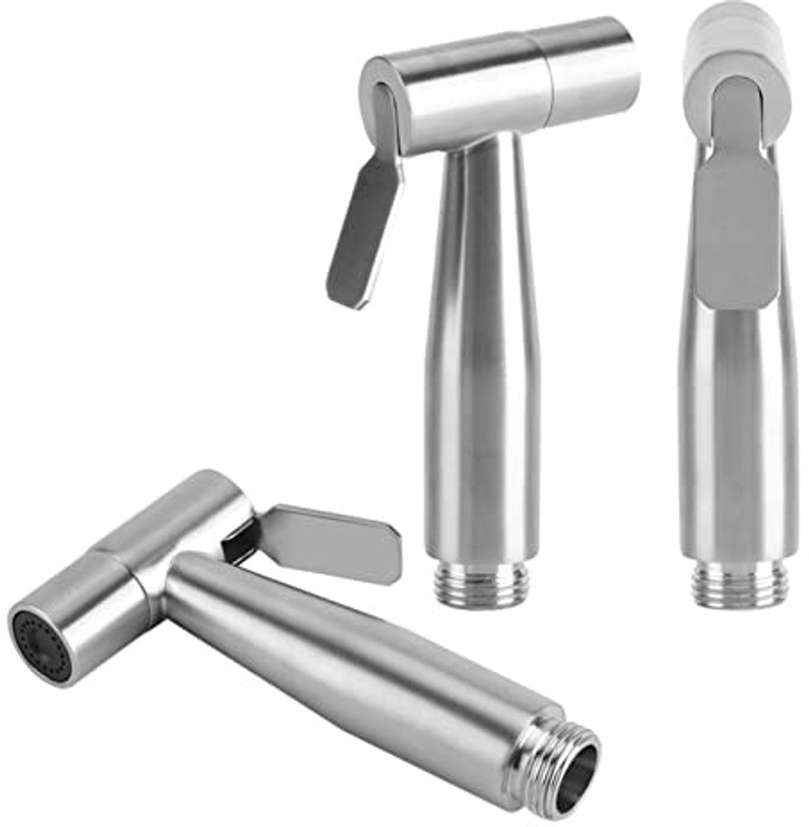 SOUQONE - Handheld Bidet Sprayer - RVS met Muurbevestiging - Voor Optimale Hygiëne in Badkamer - Eenvoudige installatie - Comfortabel en duurzaam -...