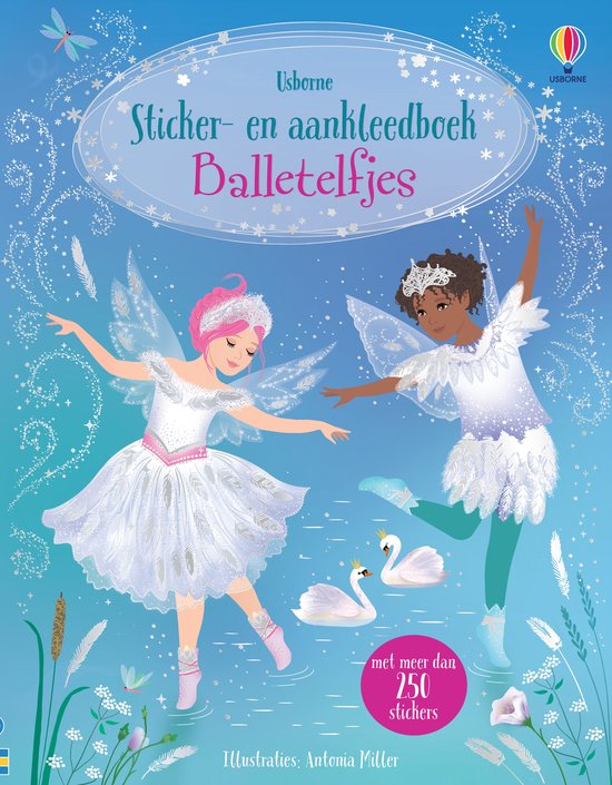Sticker- en aankleedboek 1 - Balletelfjes - cover